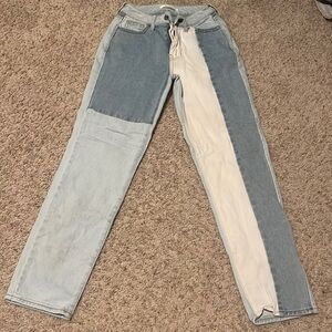 Pacsun patchwork mom jean